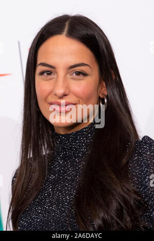 Roma, Italia. 25 ott 2019. Direttore Pippa Bianco pone durante un photocall per promuovere il film "lepre" presso il XIV Roma Film Fest presso Auditorium Parco della Musica (foto di Barbara Como/Pacific Stampa) Credito: Pacific Press Agency/Alamy Live News Foto Stock