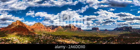 Sedona in Arizona Panorama Red Rock State Park Foto Stock