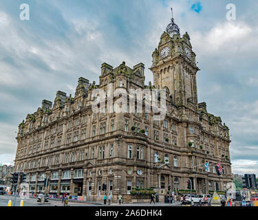 Il Balmoral, Edimburgo, Scozia Foto Stock