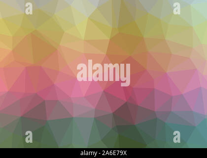 Tema sfondo astratto di triangoli colorati trianglify bellissimo modello semplice design illustrazione sfondo poligono di texture a bassa poli i bordi della grafica Foto Stock