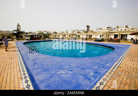 Hotel in Essaouira. Il Marocco Foto Stock