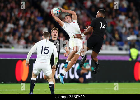 Kanagawa, Giappone. 26 ott 2019. Jonny Maggio (ITA) Rugby : 2019 Coppa del Mondo di Rugby 2019 Coppa del Mondo di Rugby semi-finale match tra Inghilterra 19-7 Nuova Zelanda alla International Stadium di Yokohama Kanagawa, Giappone . Credito: Giovanni Osada AFLO/sport/Alamy Live News Foto Stock