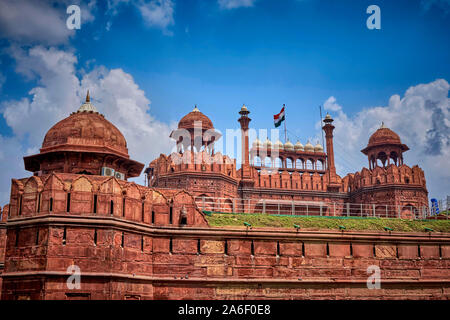 Red Fort New Delhi India Foto Stock