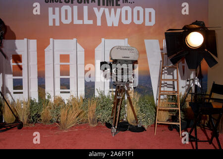 HOLLYWOOD, CALIFORNIA - 22 Luglio: Valutazione assiste la Sony Pictures' 'Una volta...nell' Hollywood Los Angeles Premiere sulla luglio 22, 2019 a Hollywood Foto Stock