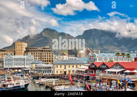 Lungomare Victoria and Alfred e Cape Town, Sud Africa Foto Stock