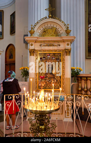 San Pietroburgo Russia. Alexander Nevsky Lavra monastero chiesa Foto Stock