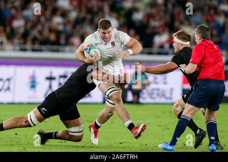 Kanagawa, Giappone. Il 26 ottobre 2019. Mark Wilson di Inghilterra durante il 2019 Coppa del Mondo di Rugby semi-finale match tra Inghilterra e Nuova Zelanda a International Stadium di Yokohama Kanagawa, Giappone il 26 ottobre 2019. Credito: AFLO/Alamy Live News Foto Stock