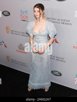 In California, Stati Uniti d'America. 25 Ottobre 2019 - Westwood, California - Thomasin McKenzie. 2019 Accademia britannica Britannia Awards presentato da American Airlines e la Jaguar Land Rover tenutosi presso il Beverly Hilton Hotel. Photo credit: Billy Bennight/AdMedia /MediaPunch Foto Stock