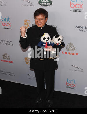 In California, Stati Uniti d'America. 25 Ottobre 2019 - Westwood, California - Jackie Chan. 2019 Accademia britannica Britannia Awards presentato da American Airlines e la Jaguar Land Rover tenutosi presso il Beverly Hilton Hotel. Photo credit: Billy Bennight/AdMedia /MediaPunch Foto Stock