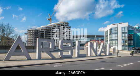 Immagini di arsenali Emirates Stadium nel nord di Londra Foto Stock