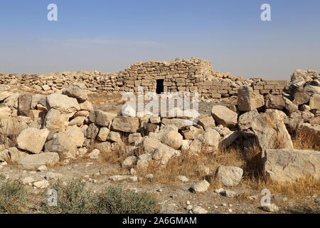 Area residenziale, Umm Ar Rasas, Patrimonio dell'Umanità dell'UNESCO, Governatorato di Amman, Giordania, Medio Oriente Foto Stock