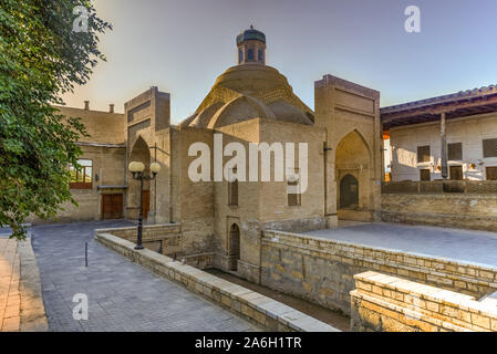 Toki Sarrafon Dome di Trading a Bukhara, Uzbekistan in Asia centrale. Foto Stock