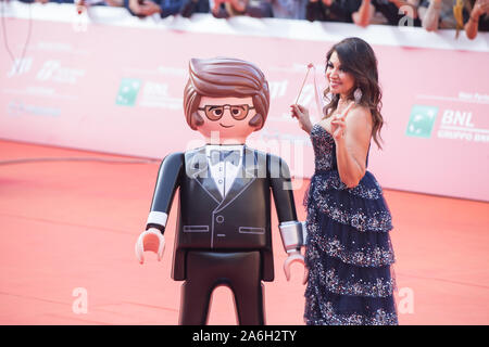 Roma, Italia. 26 ott 2019. Cristina D'Avena Red carpet per il film 'Playmobil il film', il decimo giorno del XIV edizione della Festa del Cinema di Roma, il 26 ottobre 2019 (foto di Matteo Nardone/Pacific Stampa) Credito: Pacific Press Agency/Alamy Live News Foto Stock