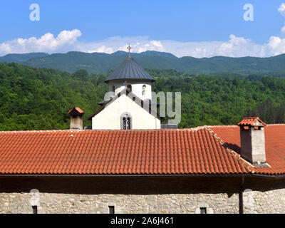 Chiesa dell Assunzione della Madre di Dio del Monastero di Moraca in Montenegro Foto Stock