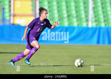 Cesena, Italia. 27 ott 2019. alice tortelli (fiorentina donna)durante la Juventus vs Fiorentina WomenÃ Â, Supercoppa Italiana Calcio Femminile in Cesena, Italia, 27 Ottobre 2019 - LPS/Lisa Guglielmi Credito: Lisa Guglielmi/LP/ZUMA filo/Alamy Live News Foto Stock