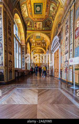 Le Logge di Raffaello Museo Hermitage di San Pietroburgo Russia Foto Stock