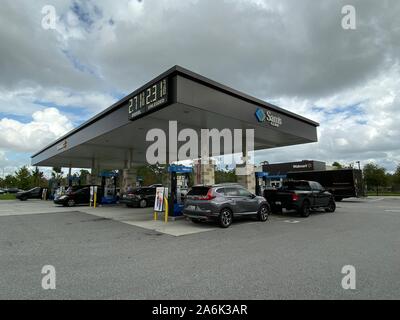 Sams Club stazione di Gas Foto Stock