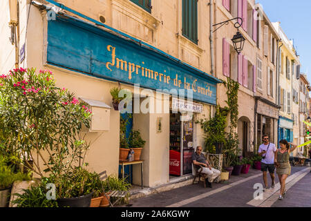 Una vista a Marsiglia in Francia Foto Stock
