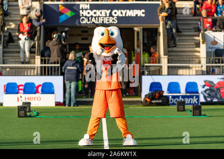 Amstelveen, Paesi Bassi. 27 ott 2019. AMSTELVEEN, 27-10-2019, FIH Hockey Olympic i qualificatori 2019 (l'uomo). Luogo: Wagener Stadion. Stockey durante il gioco vs Paesi Bassi Pakistan. Credito: Pro scatti/Alamy Live News Foto Stock