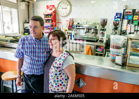 Valencia Spagna,Latino ispanico,Trinitat,Bar click,ristorante ristoranti ristorazione ristoranti bar bistrot, interno, quartiere c Foto Stock