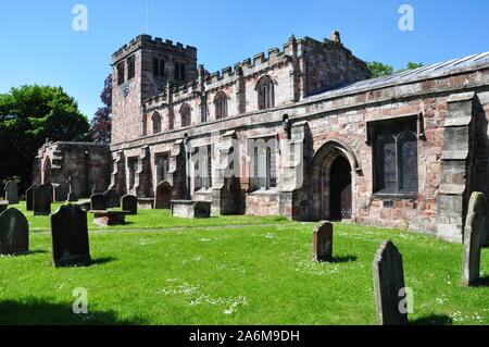 San Lorenzo è la chiesa, Appleby, Cumbria Foto Stock