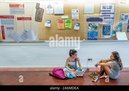 Barcellona Spagna,Catalonia Universitat Politecnica de Catalunya,UPC,università,Escola tecnica Superior d'Arquitectura,ETSAB,facoltà di architettura Foto Stock