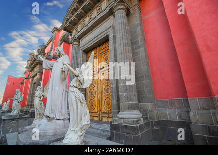 Città del Messico scenic chiese nel centro storico vicino piazza Zocalo Foto Stock