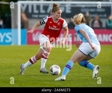 Borehamwood, Regno Unito. 27 ott 2019. BOREHAMWOOD, Inghilterra - 27 ottobre: Kim poco di Arsenal durante la Barclays donna Super League match tra Arsenal donne e Manchester City le donne a Prato Park Stadium il 27 ottobre 2019 a Borehamwood, Inghilterra Credit: Azione Foto Sport/Alamy Live News Foto Stock