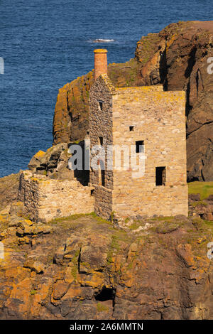 Motore di Crown House Botallack miniera Foto Stock