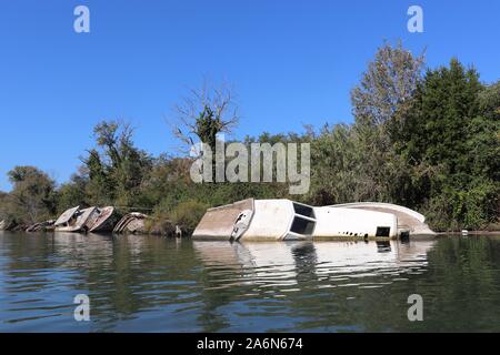 TEVERE GIORNO - ROMA - TIBERIS - 28/10/2019 Foto Stock