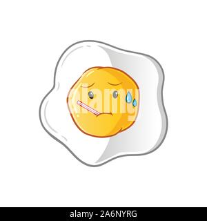 Allegro,buona,supporto,faccia,carino,adorabili,positiva,sorriso,Thumbs up,felice,l'uovo,l,sunny,lato,fritto,colazione,Cibo proteina,sano,cotto,pasto,cottura,eatin Illustrazione Vettoriale