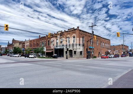 Canada Ontario Collingwood città di Collingwood Huratorio Street Giugno 2019 Foto Stock