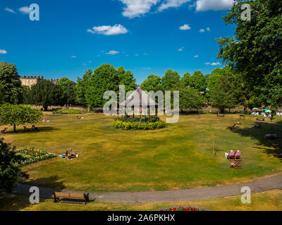 Parade Gardens, Il Grade ii Listed è un parco in bagno, Somerset, Inghilterra Foto Stock