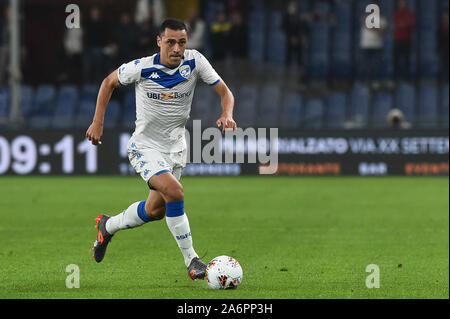 Souza orestes caldeira romulo (brescia) durante Genova vs Brescia, Genova, Italia, 26 ott 2019, Calcio Calcio italiano di Serie A del campionato Gli uomini Foto Stock