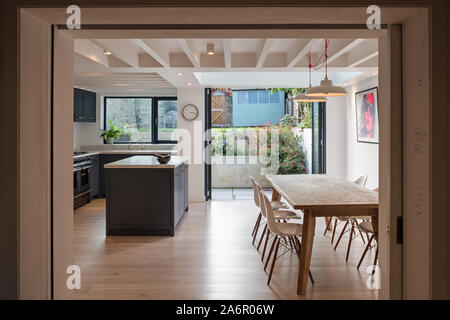 Il rinnovo e il prolungamento di una casa a Clapham da Prewett Bizley Architetti Foto Stock