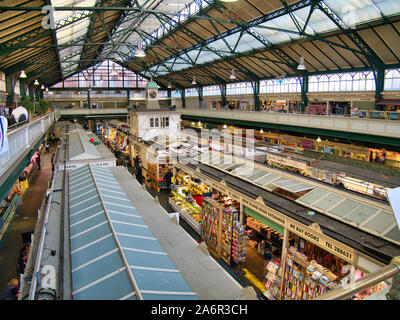 Il Victorian Hall di Cardiff - Mercato di grado 2 edificio storico nel quartiere del castello della città di Cardiff, Galles, UK. Foto Stock