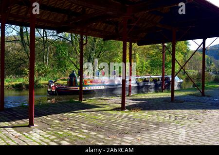 Cromford Canal,Derbyshire,l'Inghilterra,UK Foto Stock