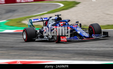 Italia/Monza - 06/09/2019 - #26 Daniil Kvyat (RUS, del team Scuderia Toro Rosso HONDA, STR14) durante la FP1 prima delle qualifiche per il Gran Premio d'Italia Foto Stock