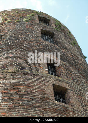 Vecchio mulino torre in Rees, Germania Foto Stock