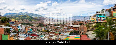 MEDELLIN, Colombia - 12 settembre 2019: vista a Medellin, Colombia. Medellin è la capitale della Colombia Antioquia montagnosa provincia e seconda grande Foto Stock