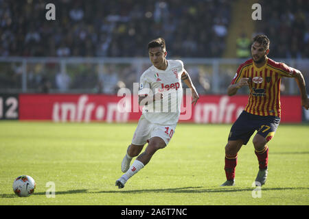 Lecce, Italia. 26 ott 2019. Calcio, TIM campionato serie 2019-20 LECCE - JUVENTUS 1-1 nell'immagine: DYBALA Credit: Indipendente Agenzia fotografica/Alamy Live News Foto Stock