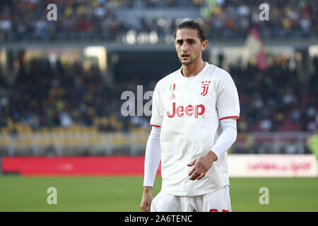 Lecce, Italia. 26 ott 2019. Calcio, TIM campionato serie 2019-20 LECCE - JUVENTUS 1-1 nella foto: RABIOT Credit: Indipendente Agenzia fotografica/Alamy Live News Foto Stock