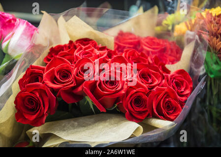 Fiori in mostra la disposizione approfondimento. Foto Stock