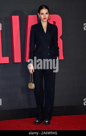 Londra, Regno Unito. 28 ott 2019. Stella Stocker Arrivers a Premiere mondiale del buon bugiardo il 28 ottobre 2019, al BFI Southbank di Londra, Regno Unito. Credito: Picture Capital/Alamy Live News Foto Stock