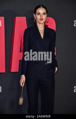 Londra, Regno Unito. 28 ott 2019. Stella Stocker Arrivers a Premiere mondiale del buon bugiardo il 28 ottobre 2019, al BFI Southbank di Londra, Regno Unito. Credito: Picture Capital/Alamy Live News Foto Stock