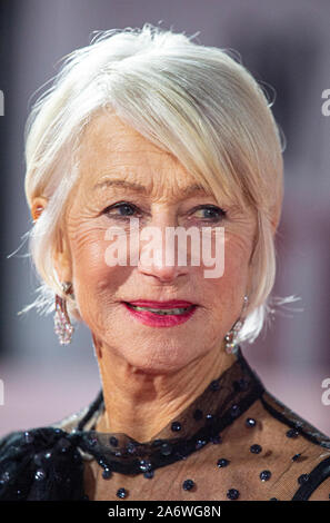 Londra, Regno Unito. 28 ott 2019. Helen Mirren assiste la prima mondiale di "Il buon bugiardo" al BFI Southbank di Londra, Inghilterra il 28 ottobre 2019 Credit: Gary Mitchell, GMP Media/Alamy Live News Foto Stock