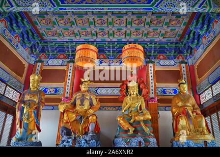 Chongsheng tempio è un tempio buddista costruito originariamente nel IX secolo vicino alla città vecchia di Dali in provincia di Yunnan, Cina del sud. Foto Stock