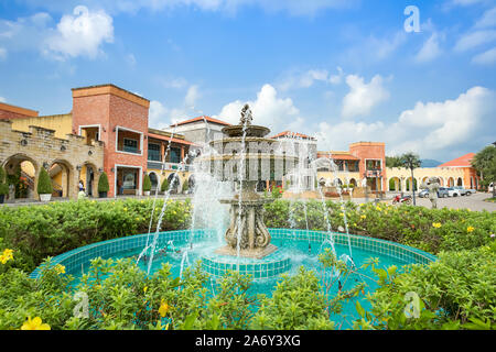 Prachin Buri, Thailandia - Ottobre 03, 2019: uno splendido scenario di Verona a Tublan in Prachin Buri provincia, Thailandia. Foto Stock