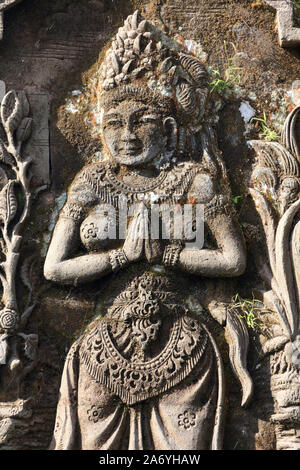 Indonesia, Bali, il tempio direzionale di Pura Luhur Batukaru sulle pendici del vulcano Batukaru Foto Stock