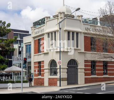 Historic King Edward VII marinai resto edificio sul lungomare di Corio Bay Geelong Victoria Australia. Foto Stock